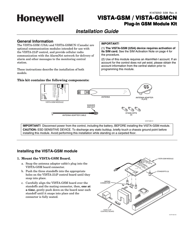 Vista Vista Gsm Gsm Gsm Vista Manualzz