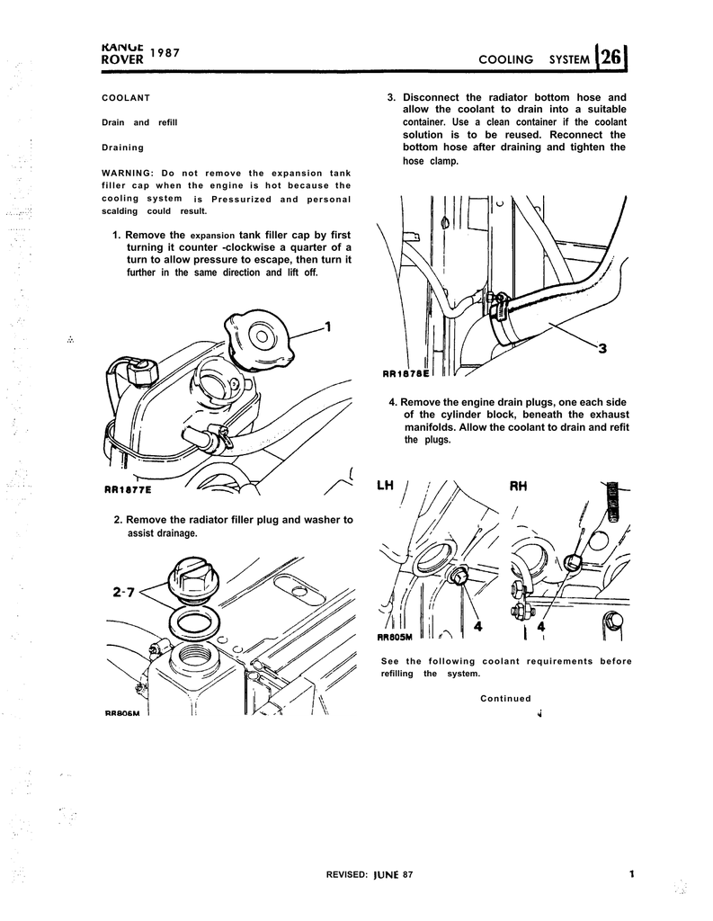 Land Rover Range Rover Manual Manualzz
