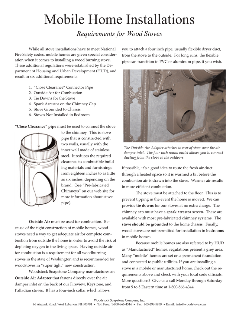 Mobile Home Installations Manualzz