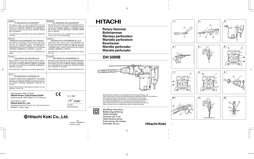 Hitachi 981-840 Graisse pour Hammer-Hammer Perceuse A