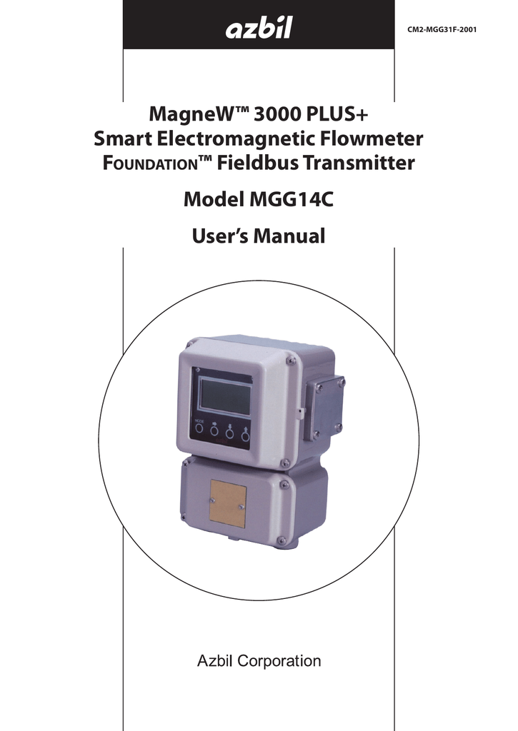 Azbil North America Magnew 3000 Plus Electromagnetic Flow Meters