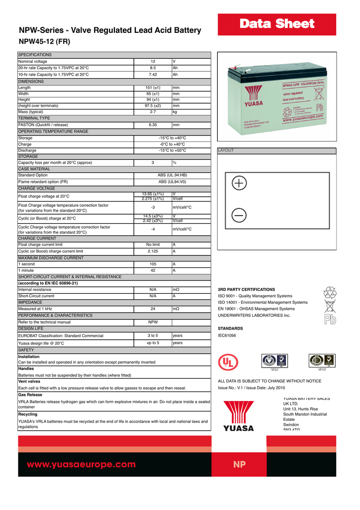 NPW45-12 Datasheet | Manualzz