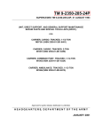 M973A1 Cargo: Tracked, 1-1/2-Ton, M1067 Cargo: Tracked, 2-Ton Technical Manual