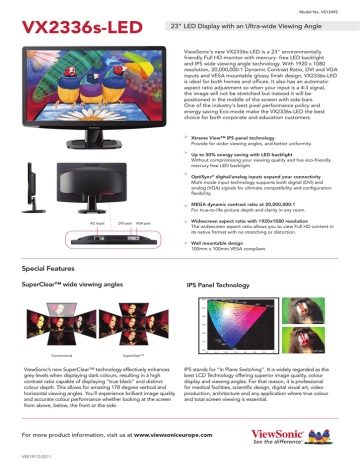 VX2336s-LED 23” LED Display with an 