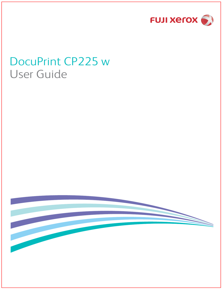 fuji xerox docuprint cp225 w