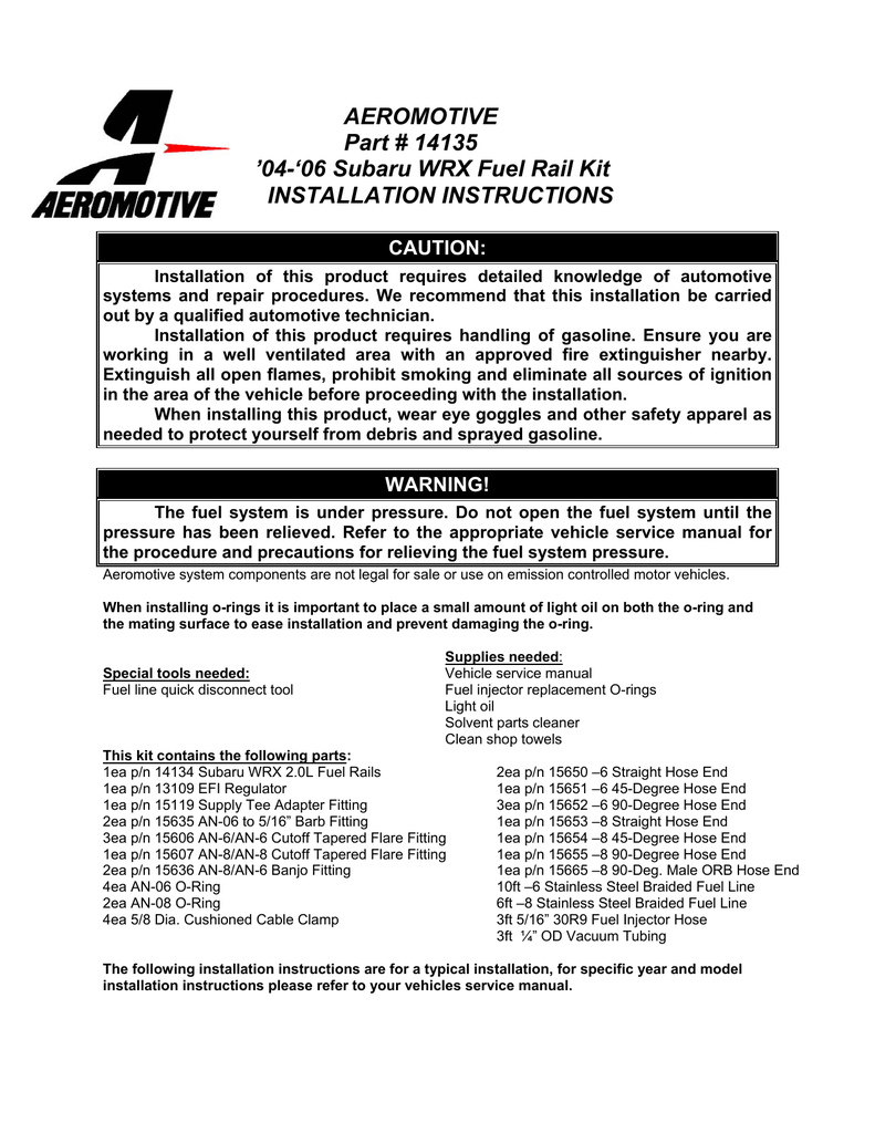 Aeromotive 15635-6AN Male to 5//16 Barbed End Fitting