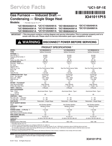 Trane XB90 Furnace Service Facts | Manualzz