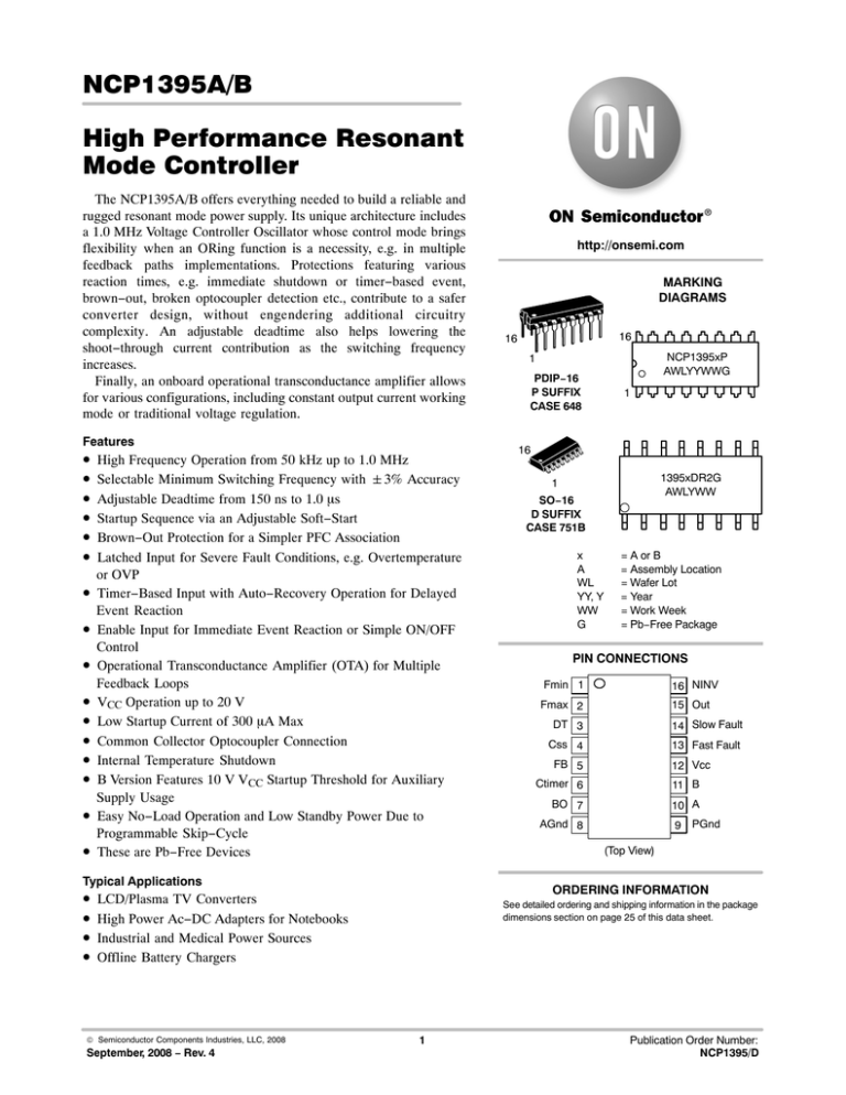 Ncp1395 D Manualzz