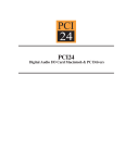 Lucid PCI24 Digital Audio Card AI Chat &amp; PDF Download