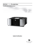 Guide d&rsquo;utilisation Evolution 860A