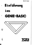 GENIE IIs, GENIE IIIs, GENIE III und Speedmaster - Handbuch
