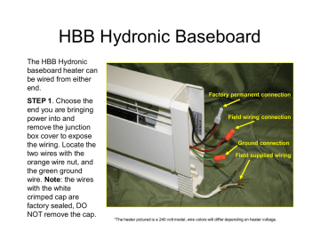 For heater wiring baseboard heating