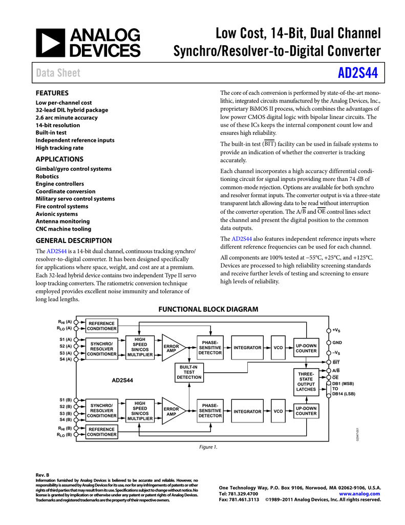 north atlantic synchro resolver measurement