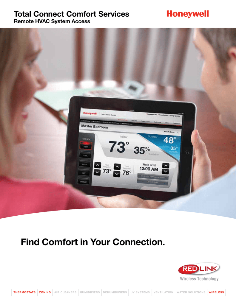 Find Comfort In Your Connection Total Connect Comfort Services