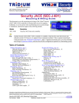 Tridium Security JACE SEC-J-601 Mounting &amp; Wiring Guide