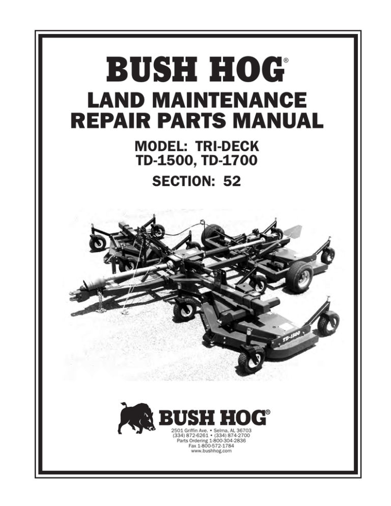 Bush Hog Rts Tiller User Manual