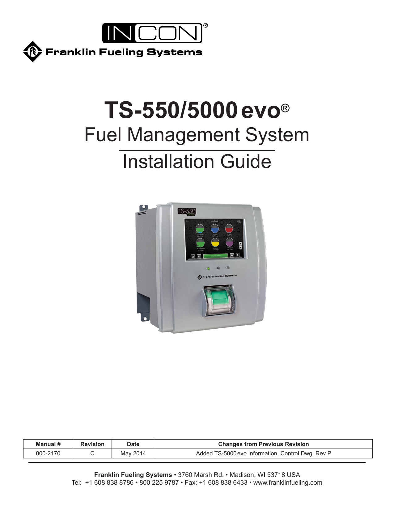 Installation TS550 evo & TS Manualzz