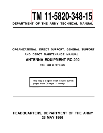 RC-292_antenna_serv_user_TM11-5820-348 | Manualzz