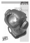 DTS XR250 Wash User Manual