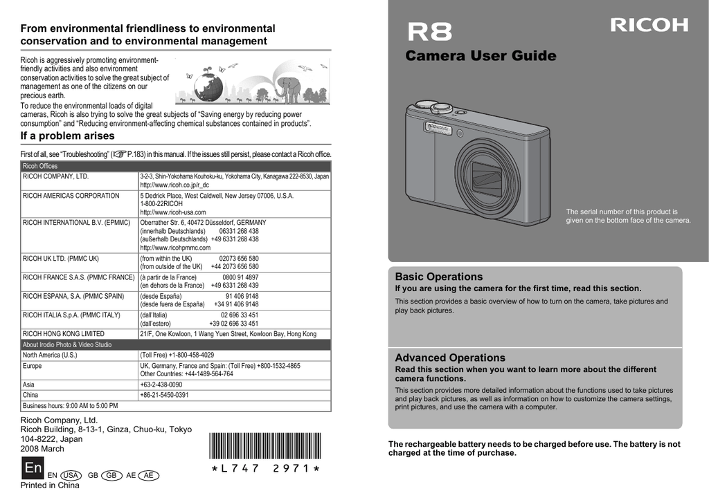 Read manual before use. Read manual before use