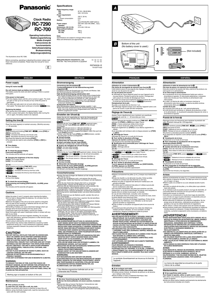 Panasonic rc q720 схема