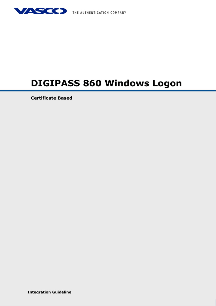 Digipass For Windows