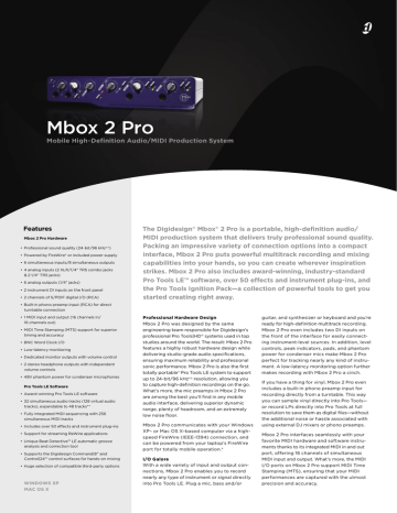 mbox 2 pro windows 10