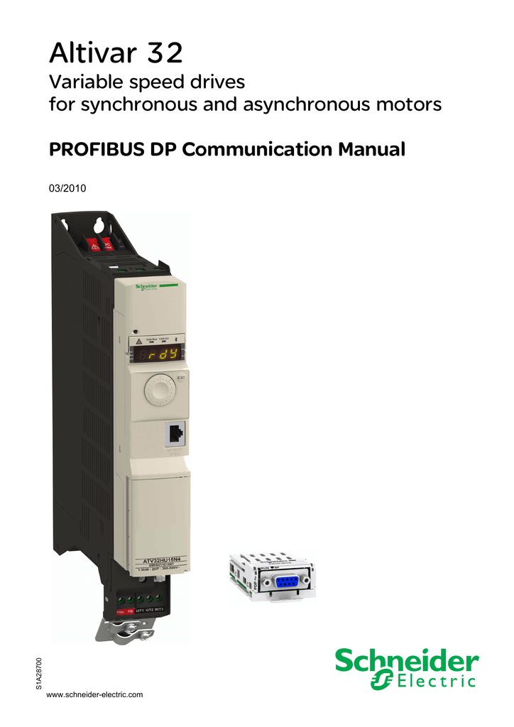 Atv32 Profibus Dp Parameters Management With 100 101 And 102