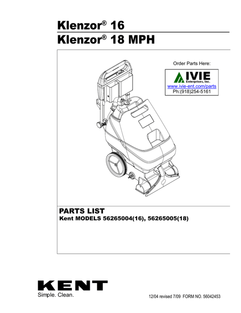 Klenzor 16 18 Manualzz