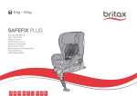Britax R&ouml;mer SAFEFIX plus User Manual