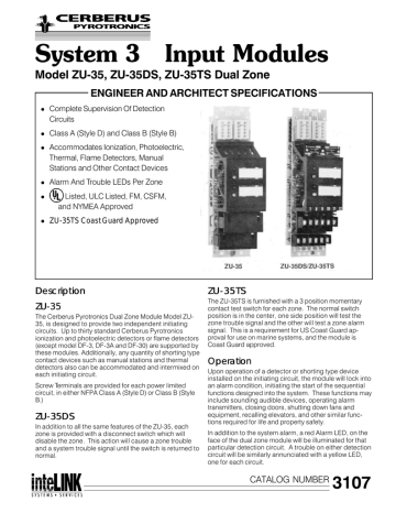Zu 35 Ds Input Module 3107 Manualzz