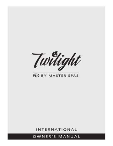 2016 Twilight Series Spas Owner's Manual (International) | Manualzz