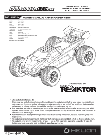 Instruction Manual and Exploded Views | Manualzz