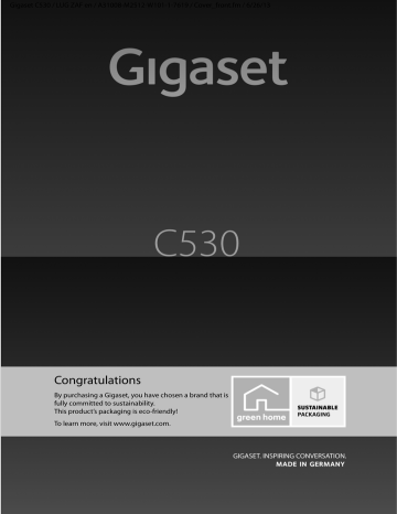 Gigaset C530 Owner Manual | Manualzz
