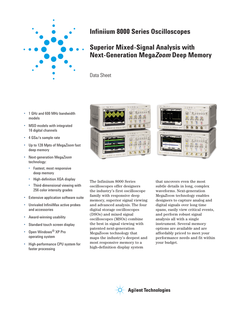 Agilent Dso8104 Manualzz