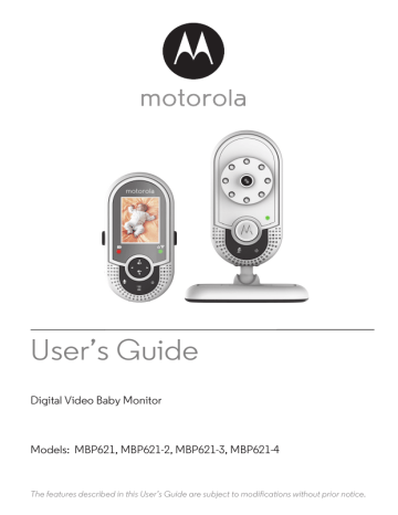 Motorola MBP621S WOW MBP621S VIDEO MONITOR WOW Instruction Manual | Manualzz