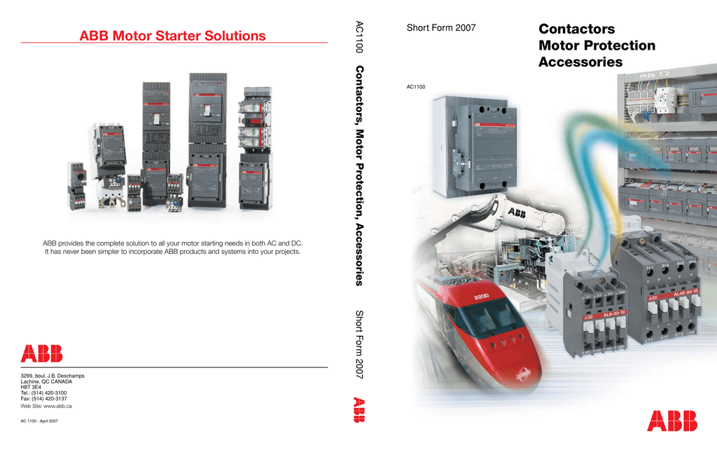 Abb Star Delta Contactor Selection Chart