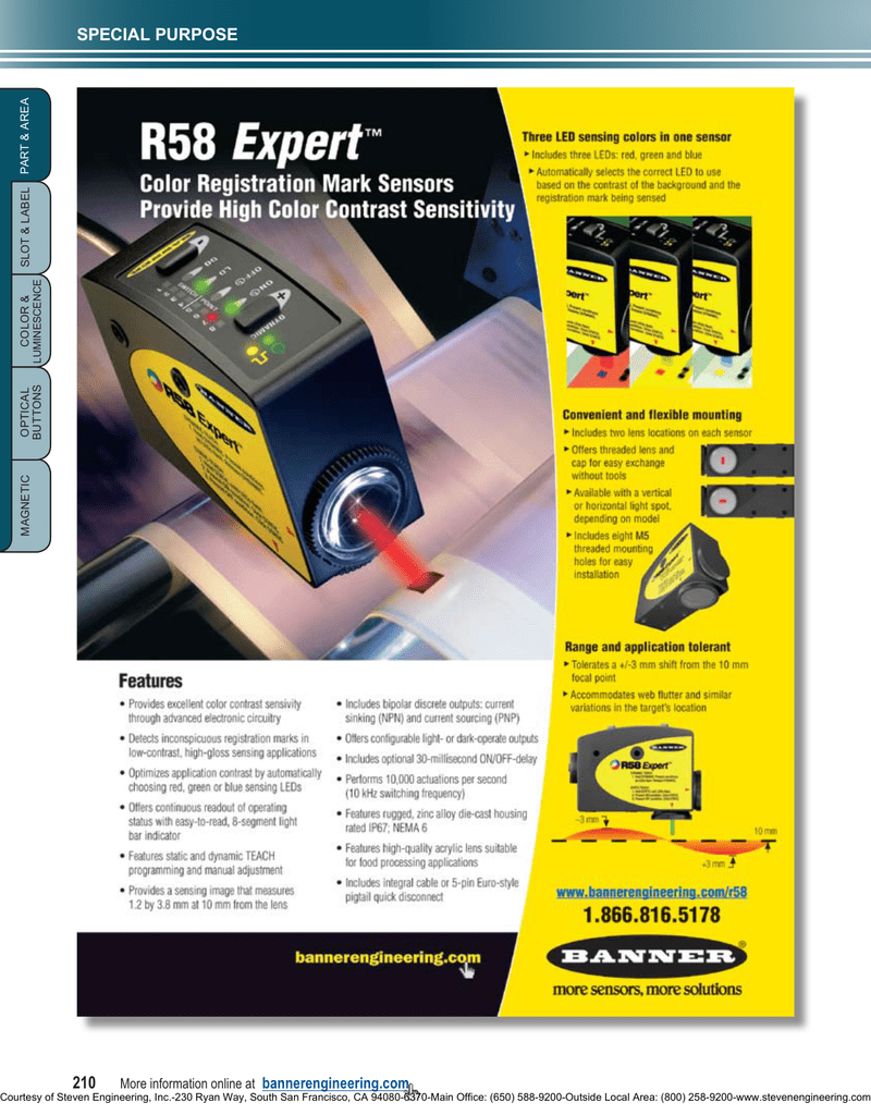 Special Purpose Sensors Manualzz
