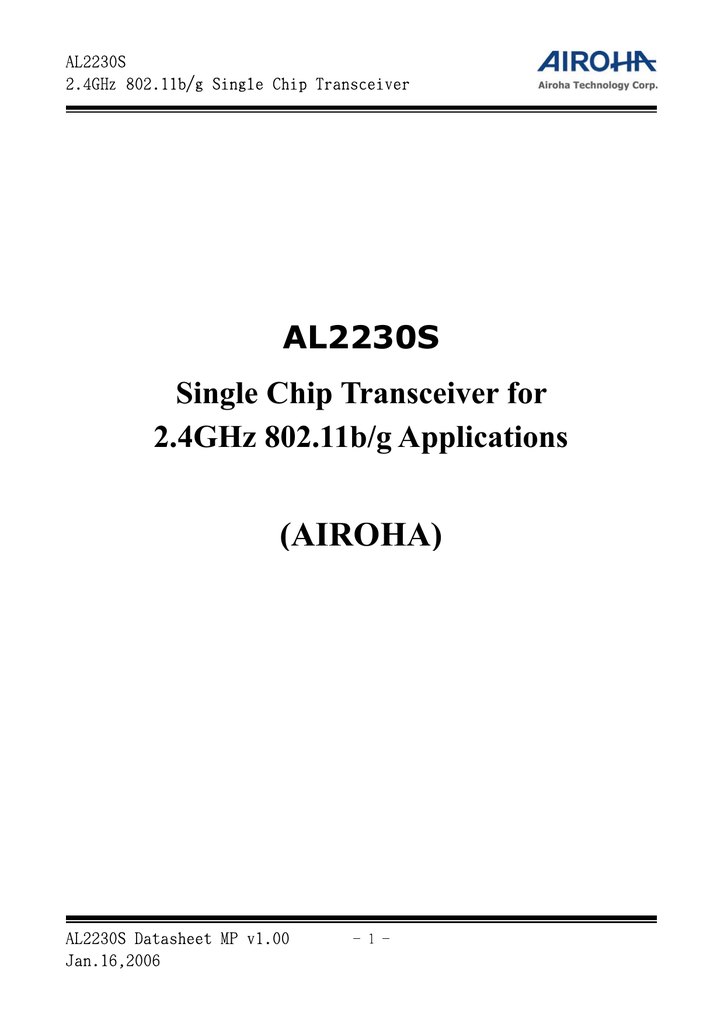AIROHA AL2230 WINDOWS 10 DOWNLOAD DRIVER