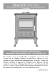 Firefox 5CB Clean Burn wood burning stove Installation &amp; operating instructions