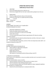Gallenkamp Vacuum Oven Operating Instructions
