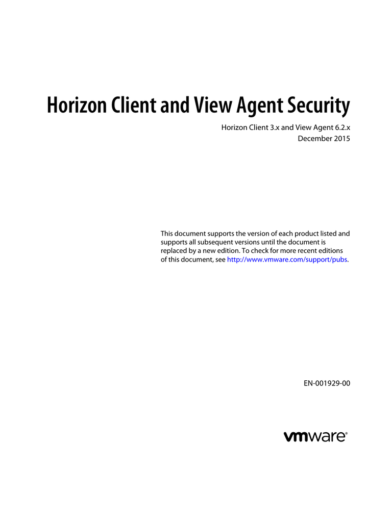 vmware horizon client 3.5 2 for mac