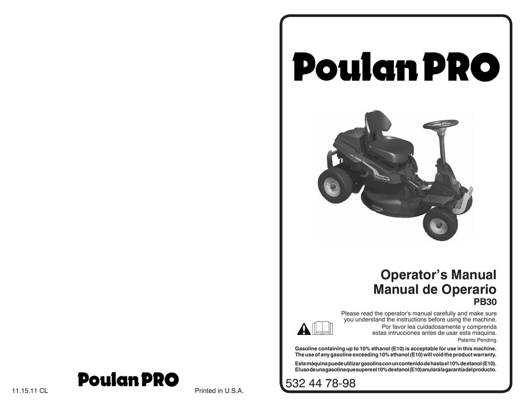 poulan pro pp22vh48