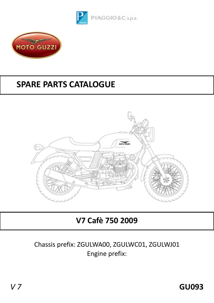 Moto Guzzi Spare Parts Catalogue | Reviewmotors.co