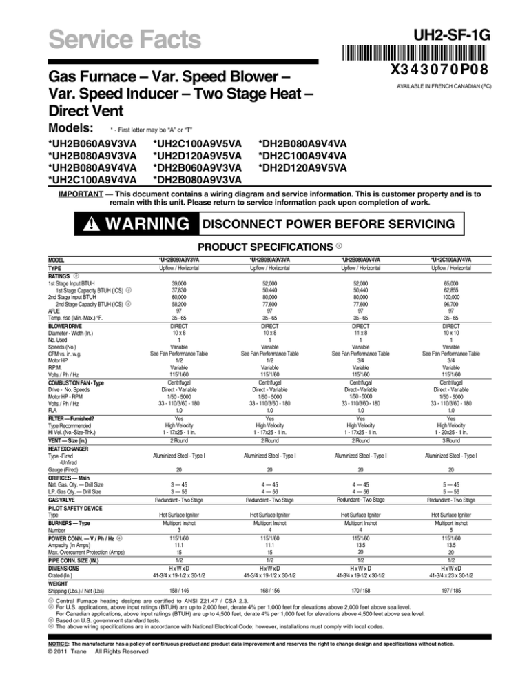 trane-xv95-furnace-service-facts-manualzz