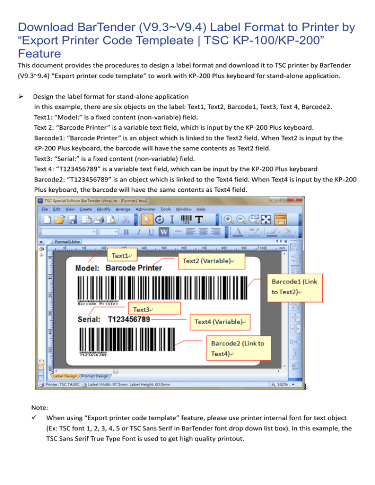 bartender label design