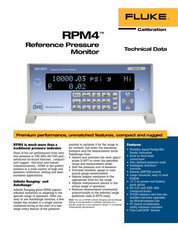 RPM4  Reference Pressure Monitor | Manualzz