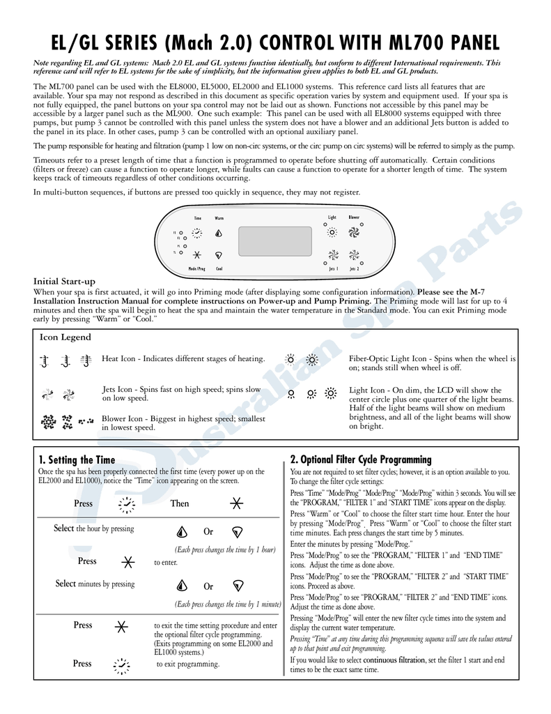 Ml 700 Mkii Manualzz