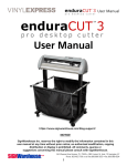 Vinyl Express EnduraCUT 3 User Manual