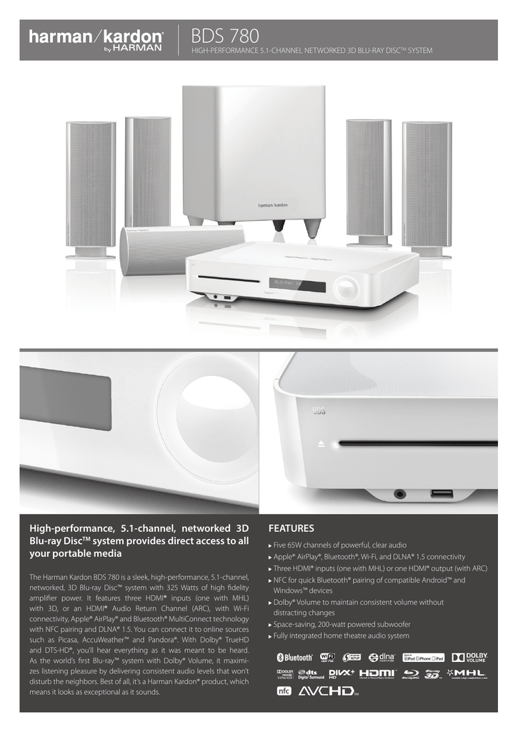 BDS 780 High-performance, 5.1-channel 